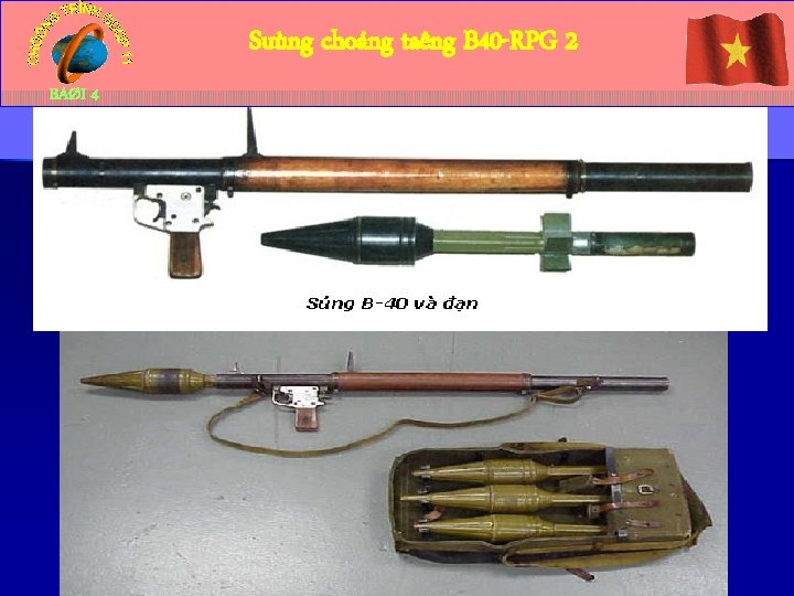 Suùng choáng taêng B 40 -RPG 2 BAØI 4 