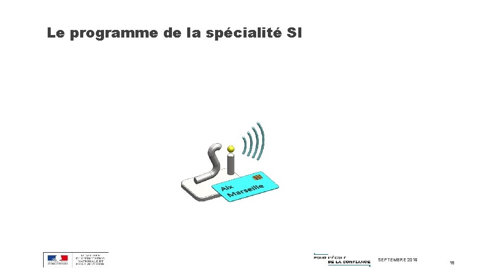 Le programme de la spécialité SI SEPTEMBRE 2019 18 