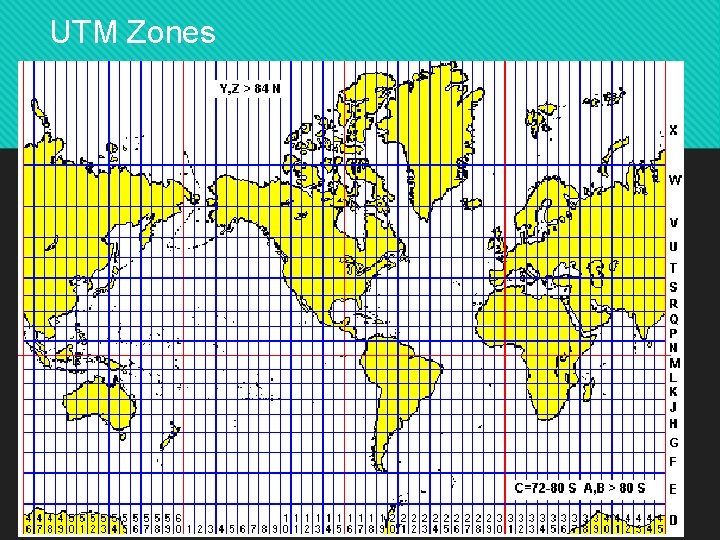 UTM Zones 