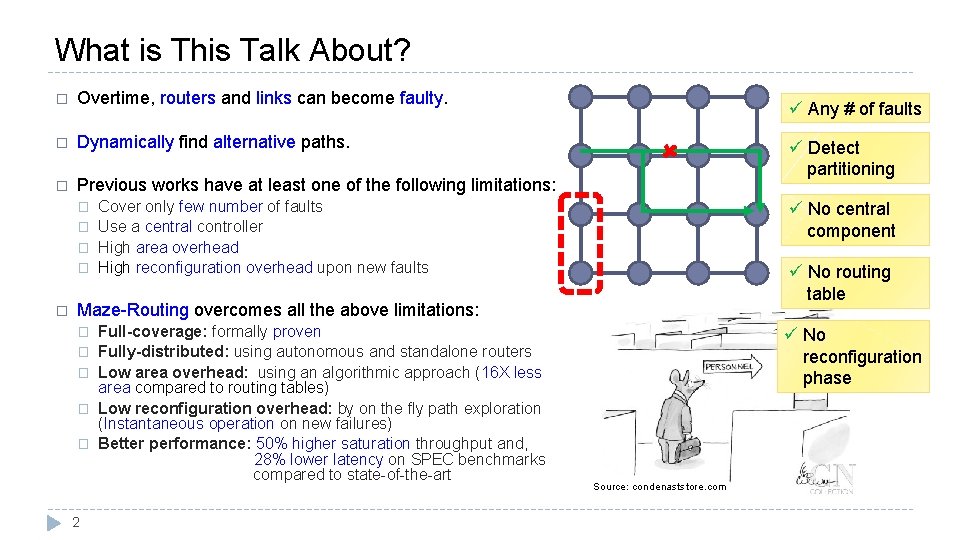 What is This Talk About? � Overtime, routers and links can become faulty. �