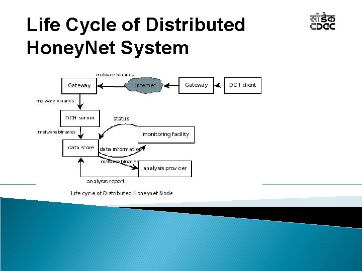 Life Cycle of Distributed Honey. Net System 