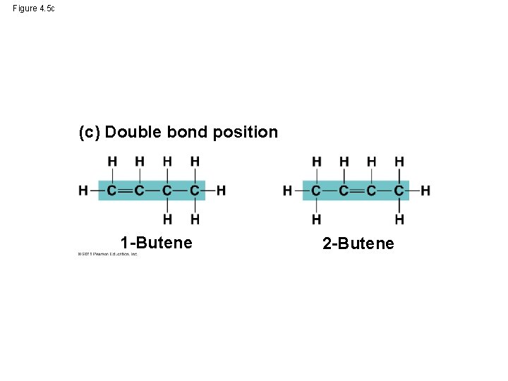 Figure 4. 5 c (c) Double bond position 1 -Butene 2 -Butene 