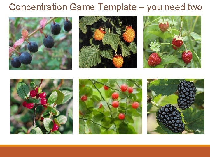 Concentration Game Template – you need two 