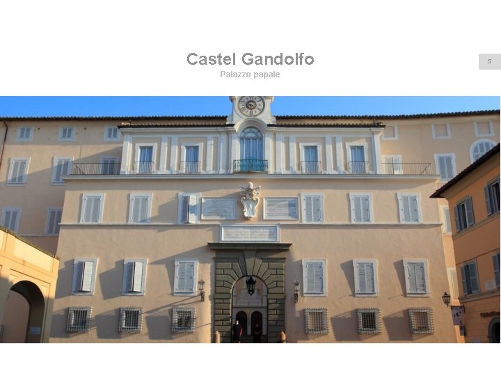 Castel Gandolfo Palazzo papale 5 