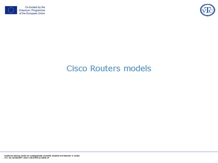 Cisco Routers models 