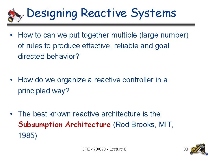 Designing Reactive Systems • How to can we put together multiple (large number) of