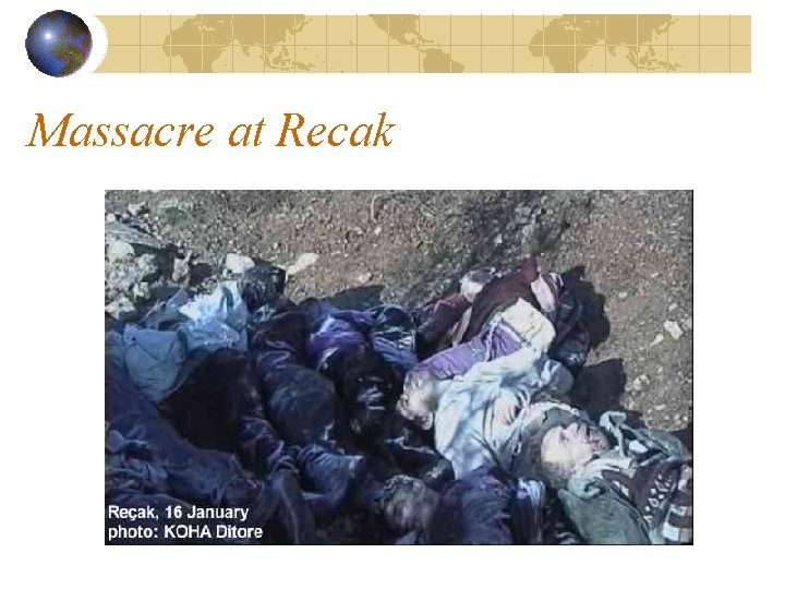 Massacre at Recak 