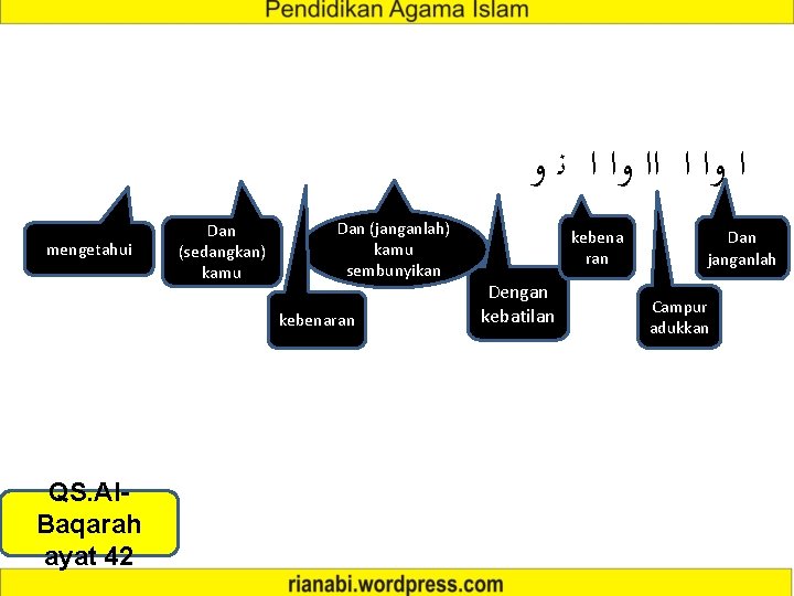  ﺍ ﻭﺍ ﺍ ﺍﺍ ﻭﺍ ﺍ ﻧ ﻭ mengetahui Dan (sedangkan) kamu Dan