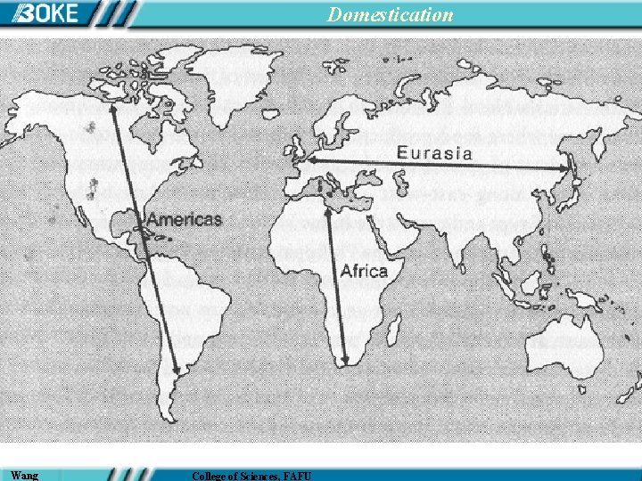 Domestication Wang College of Sciences, FAFU 