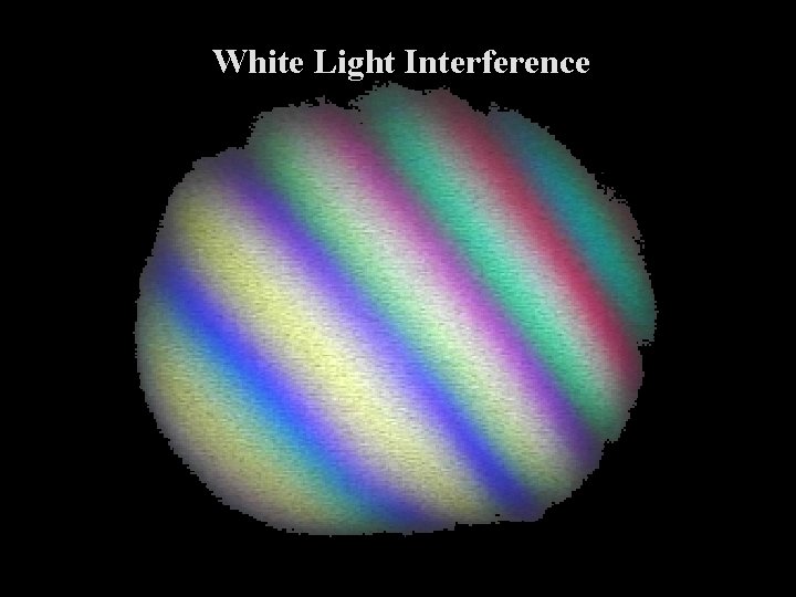 White Light Interference 23 