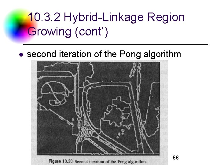 10. 3. 2 Hybrid-Linkage Region Growing (cont’) l second iteration of the Pong algorithm