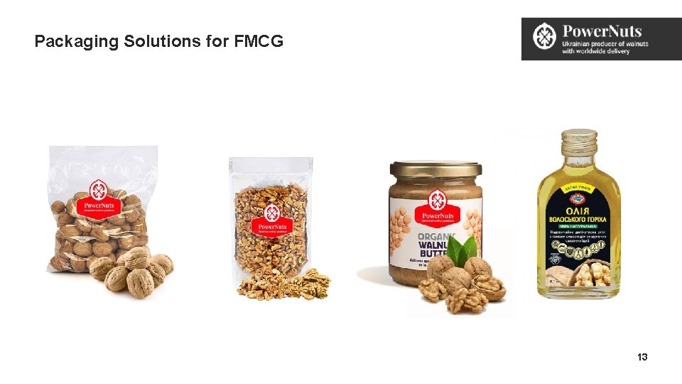 Packaging Solutions for FMCG 13 