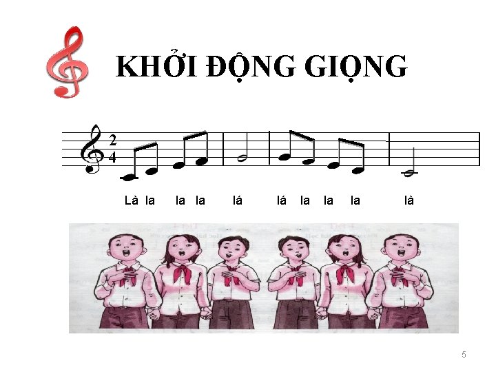 KHỞI ĐỘNG GIỌNG 2 4 Là la la la lá lá la la la