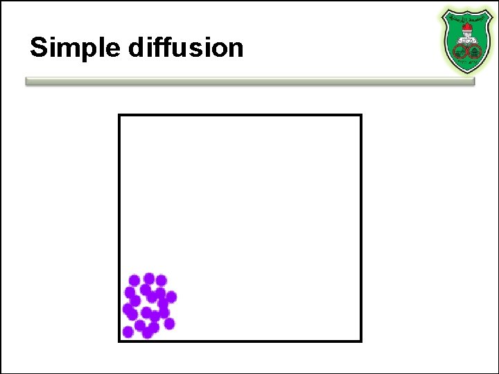 Simple diffusion 