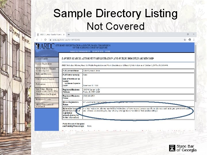Sample Directory Listing Not Covered 
