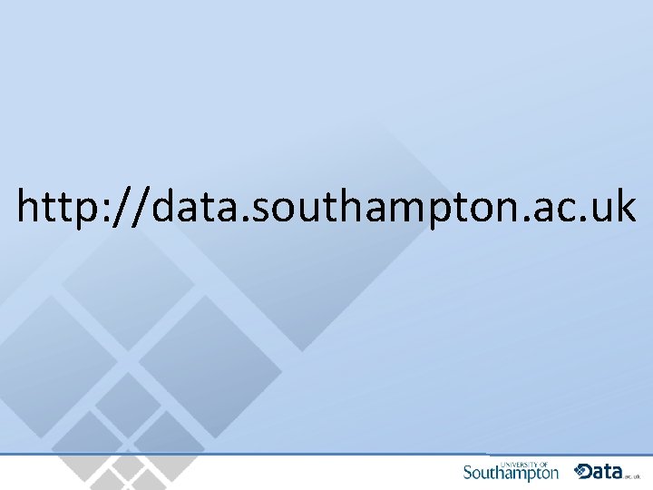 http: //data. southampton. ac. uk 