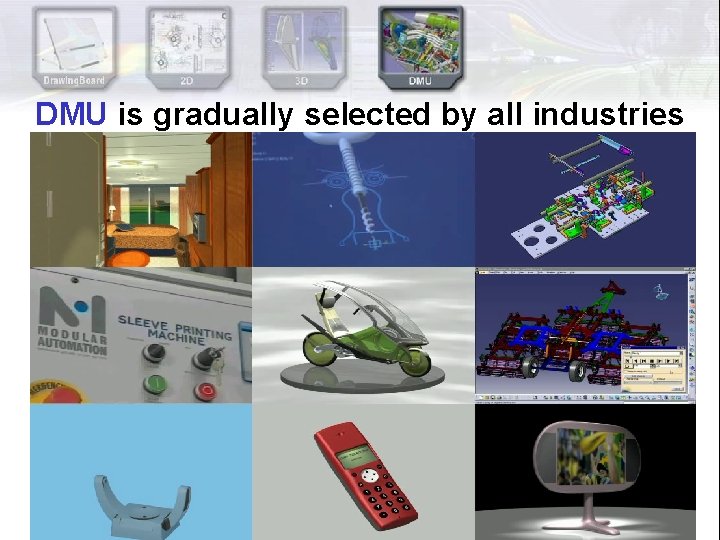 DMU is gradually selected by all industries DMU is gradually selected by all industries
