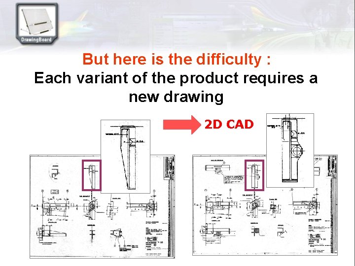 But here is the difficulty : Each variant of the product requires a new But here is the difficulty : Each variant of the product requires a new