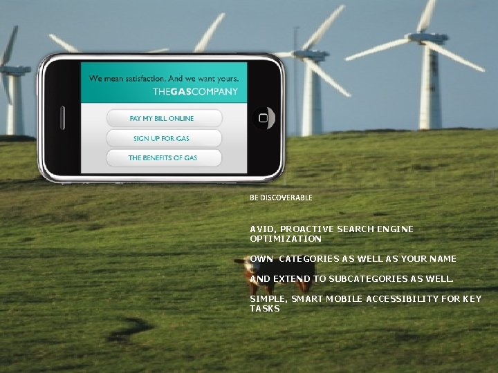 BE DISCOVERABLE AVID, PROACTIVE SEARCH ENGINE OPTIMIZATION OWN CATEGORIES AS WELL AS YOUR NAME
