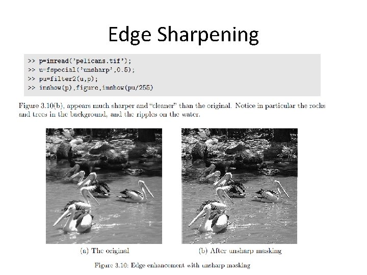 Edge Sharpening Edge Sharpening