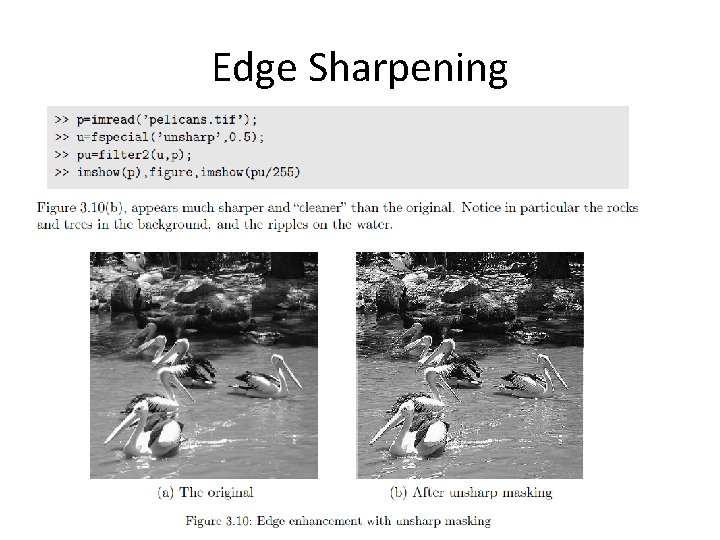 Edge Sharpening 