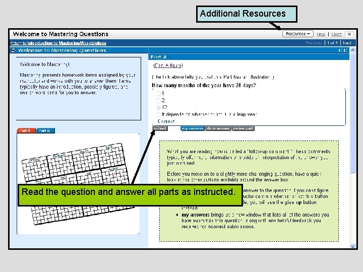 Additional Resources Read the question and answer all parts as instructed. 
