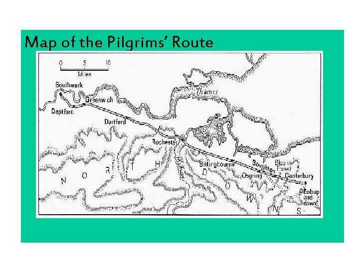 Map of the Pilgrims’ Route 