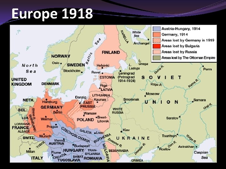 Europe 1918 