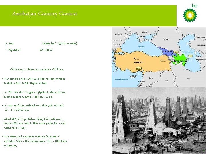 Azerbaijan Country Context • Area • Population 86, 600 km 2 (33, 774 sq
