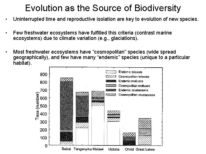 Evolution as the Source of Biodiversity • Uninterrupted time and reproductive isolation are key