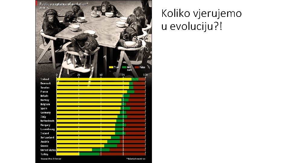 Koliko vjerujemo u evoluciju? ! 