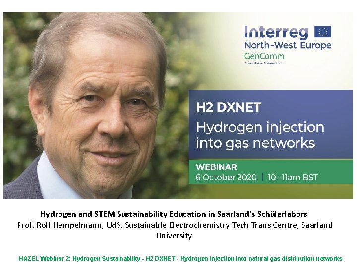 Hydrogen and STEM Sustainability Education in Saarland's Schülerlabors Prof. Rolf Hempelmann, Ud. S, Sustainable