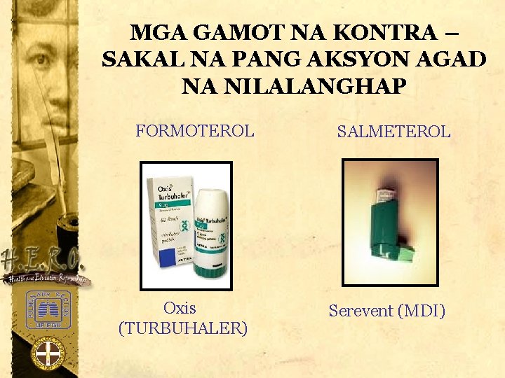 MGA GAMOT NA KONTRA – SAKAL NA PANG AKSYON AGAD NA NILALANGHAP FORMOTEROL Oxis