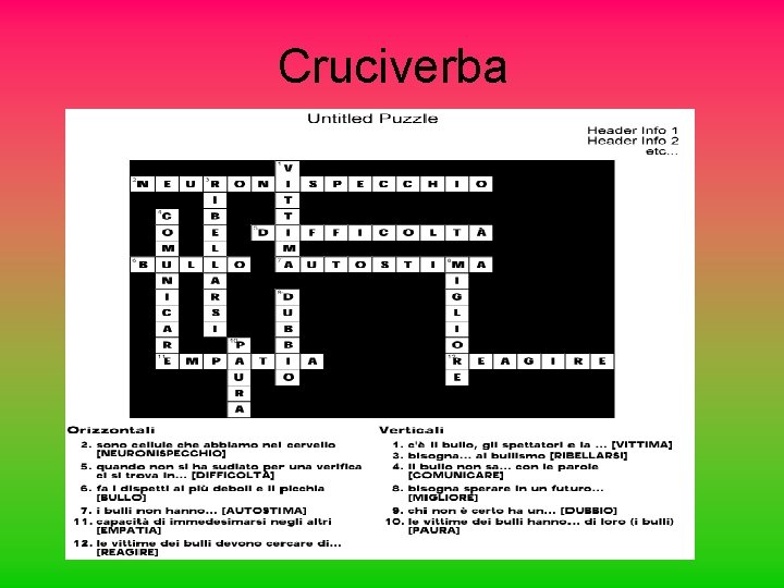 Cruciverba 