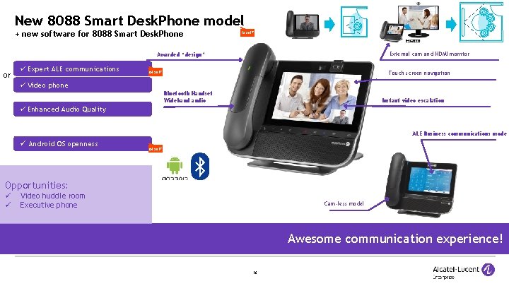 New 8088 Smart Desk. Phone model + new software for 8088 Smart Desk. Phone