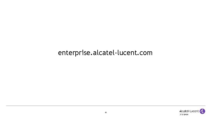 enterprise. alcatel-lucent. com 32 