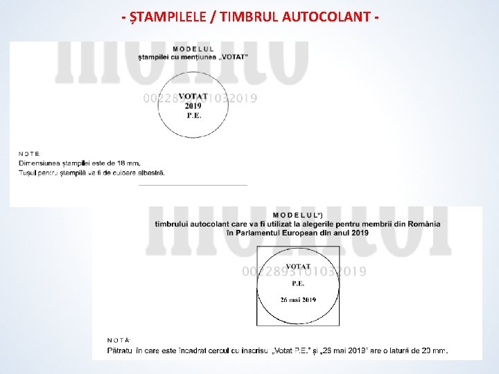 - ȘTAMPILELE / TIMBRUL AUTOCOLANT - - ȘTAMPILELE / TIMBRUL AUTOCOLANT -