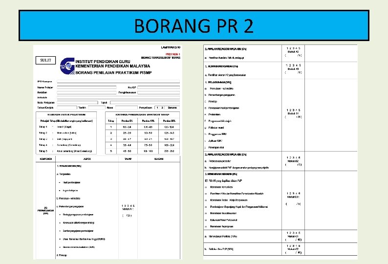 BORANG PR 2 