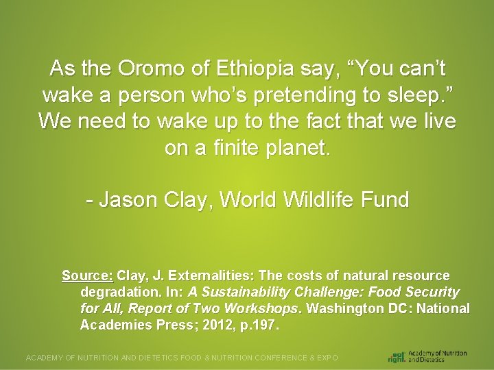 As the Oromo of Ethiopia say, “You can’t wake a person who’s pretending to