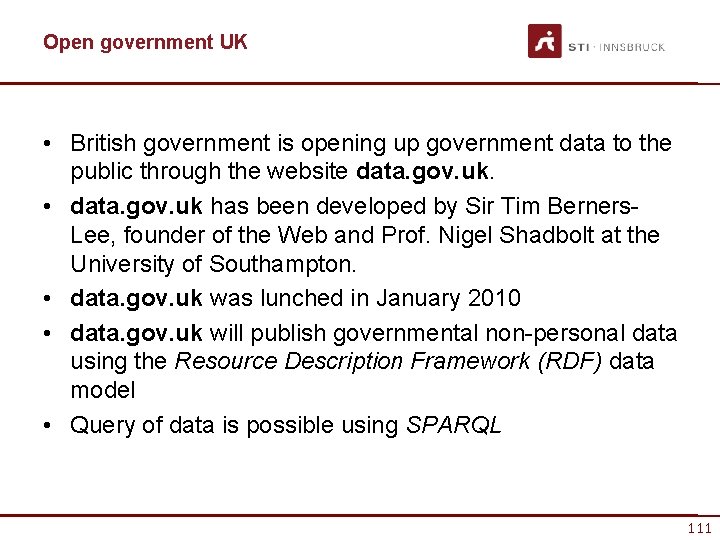 Open government UK • British government is opening up government data to the public