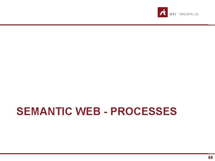SEMANTIC WEB - PROCESSES 88 