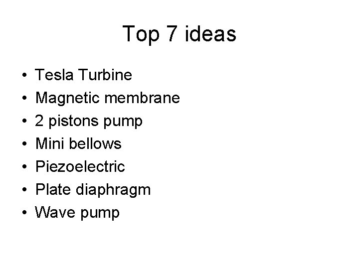 Top 7 ideas • • Tesla Turbine Magnetic membrane 2 pistons pump Mini bellows