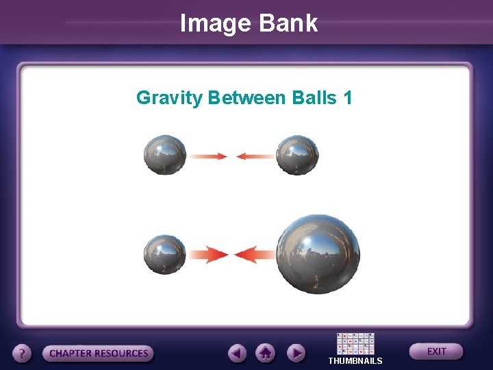 Image Bank Gravity Between Balls 1 THUMBNAILS 