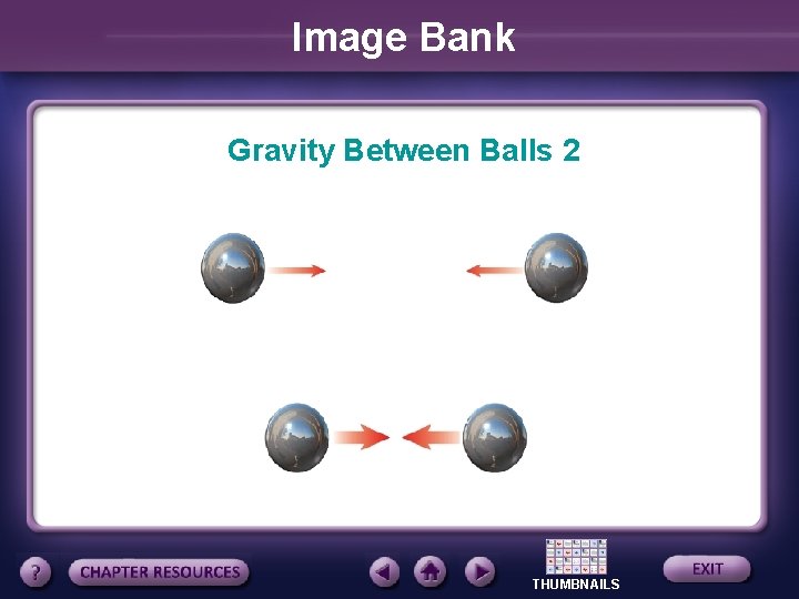 Image Bank Gravity Between Balls 2 THUMBNAILS 