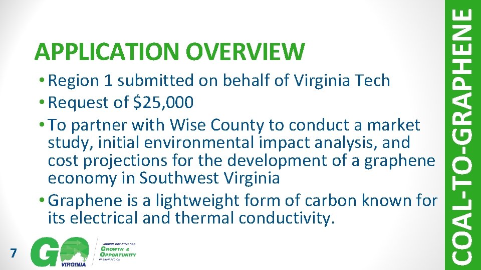  • Region 1 submitted on behalf of Virginia Tech • Request of $25,