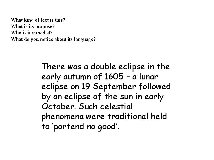 What kind of text is this? What is its purpose? Who is it aimed