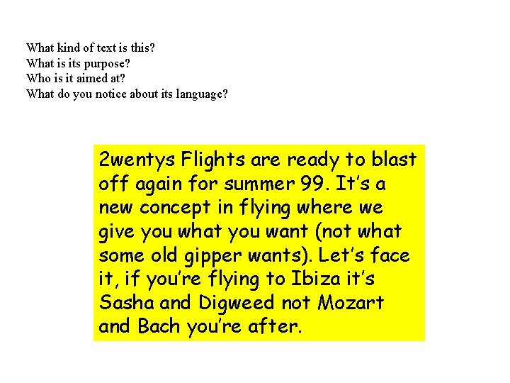 What kind of text is this? What is its purpose? Who is it aimed