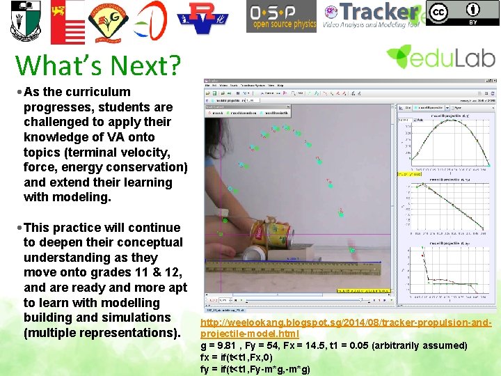 What’s Next? • As the curriculum progresses, students are challenged to apply their knowledge