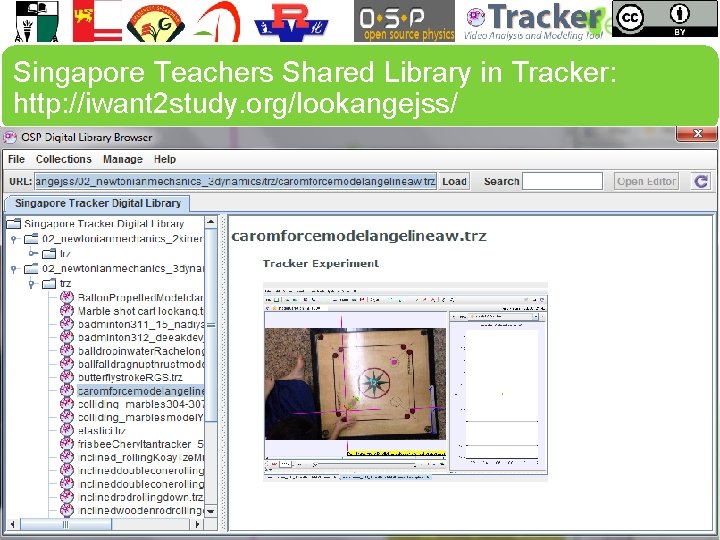 Singapore Teachers Shared Library in Tracker: http: //iwant 2 study. org/lookangejss/ 