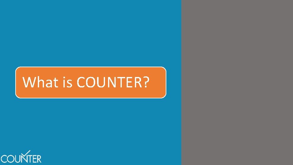 What is COUNTER? Release 5 2 